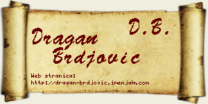 Dragan Brđović vizit kartica